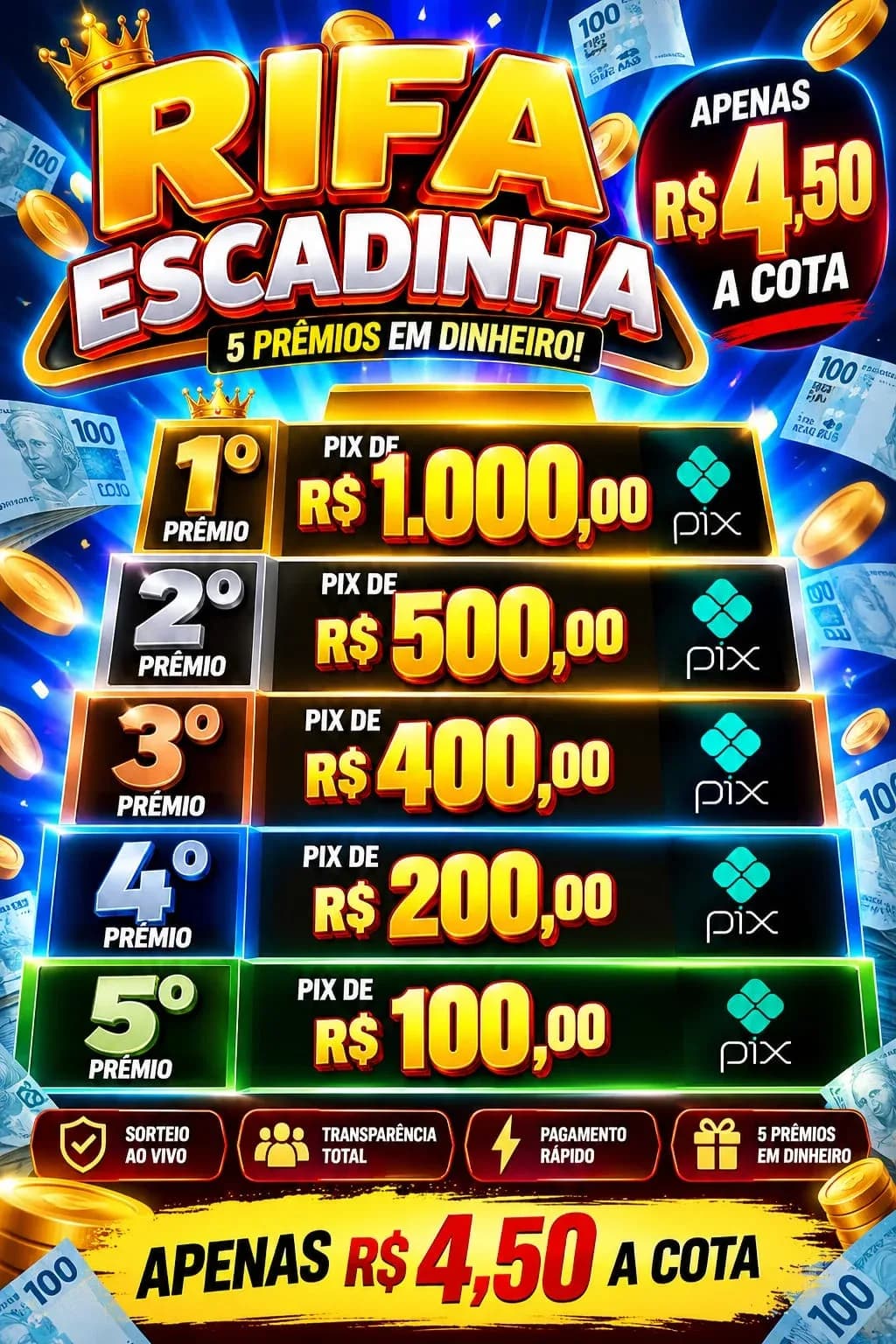 Escadinha de Prêmios