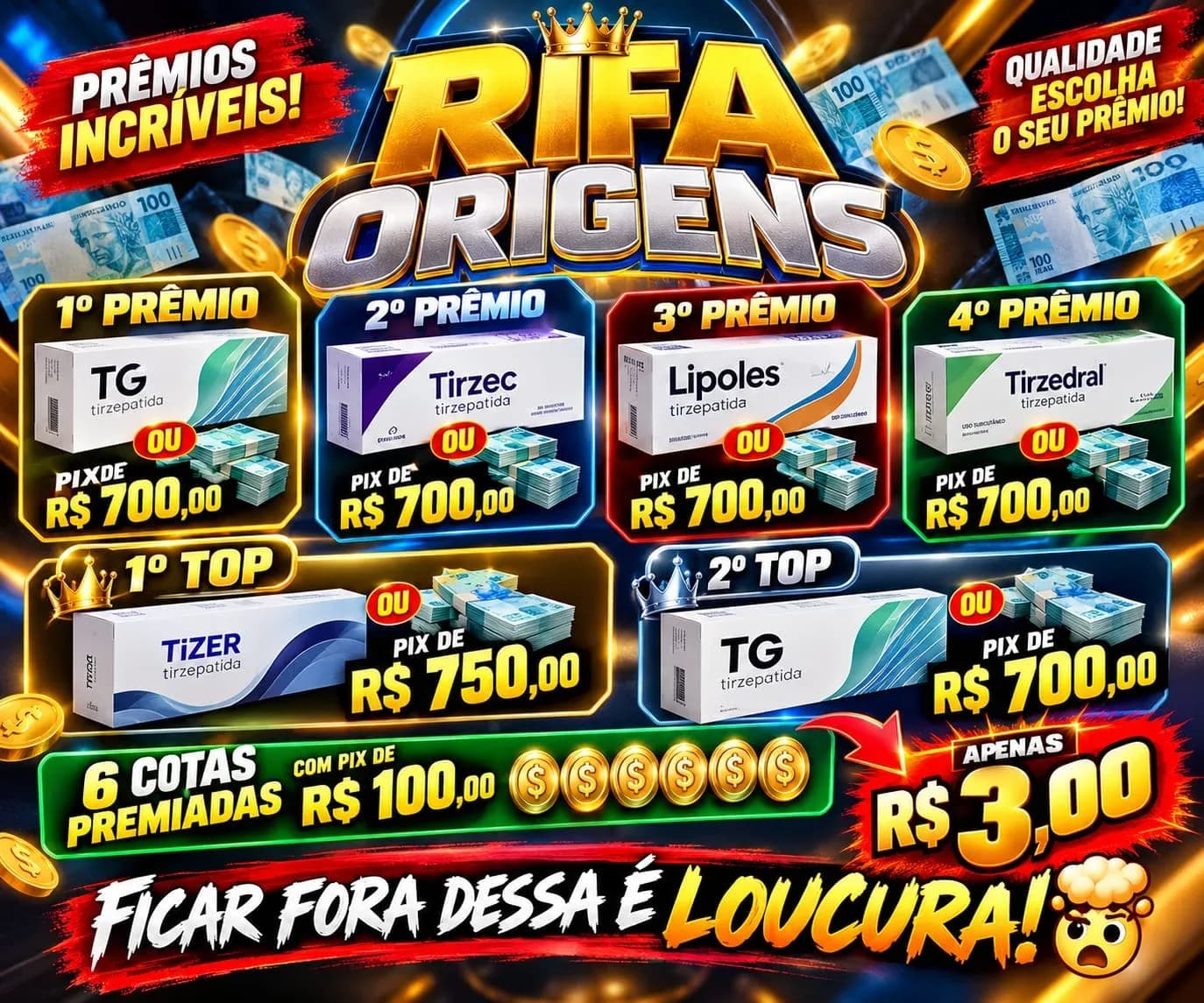 Rifa das queridinhas